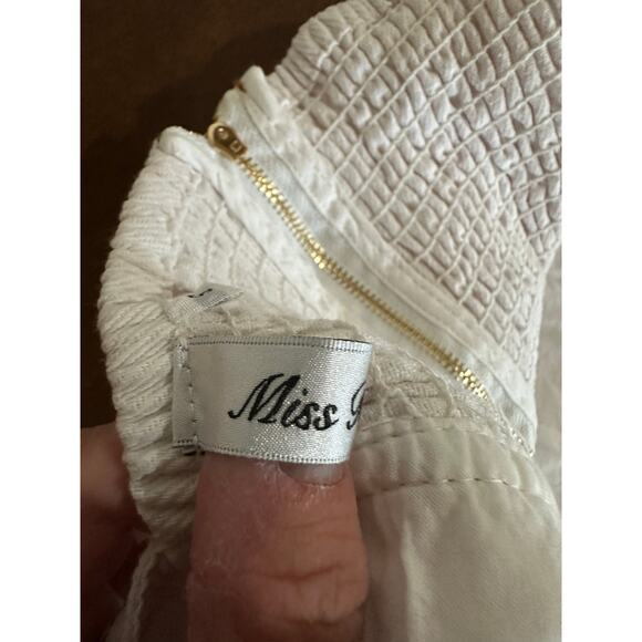 Miss Rosier Brielle Denim top size small - Picture 11 of 13